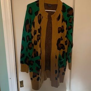 Who What Wear from Target Animal Print Cardigan Sweater